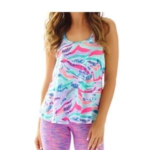 Lilly Pulitzer luxletic Tiger Print Shirt